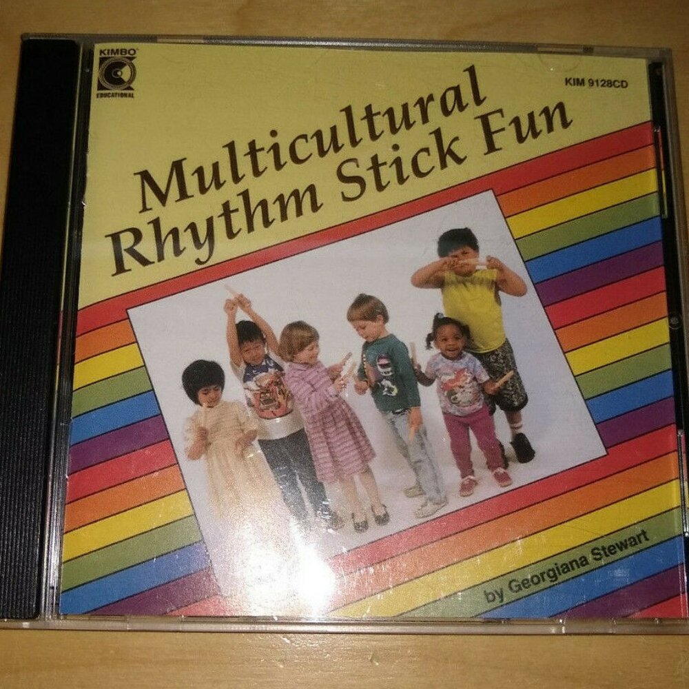 Kimbo Educational Multicultural Rhythm Stick Fun CD Ages 3 to 7